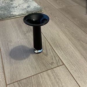 Lovely Handmade Black Glass Candleholder from the 70’s. Excellent Condition.